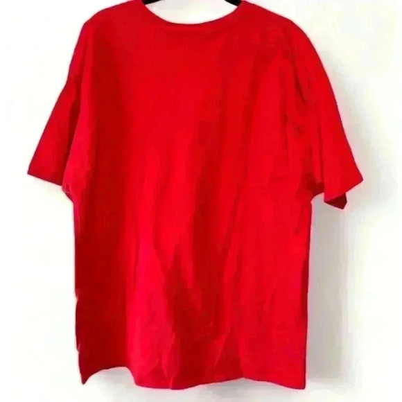 Champion Men's Red Graphic Logo Short Sleeve T-Shirt Size LG - Picture 2 of 3